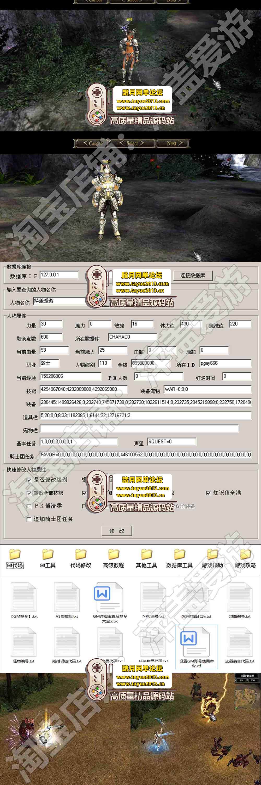 【网单联盟】A3OL 韩国经典复古网游 219版本虚拟机一键端 四职业带GM全套攻略